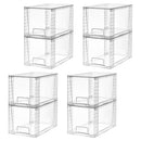 Vtopmart 8 Pack Large Storage Drawers Acrylic Drawer Organizers, B0DSLH4ZQD - Brand New