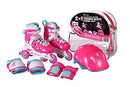 CHICAGO SKATES INLINE TRAINING SKATE COMBO SET SIZE: MEDIUM YOUTH 1-4 - PINK - Like New