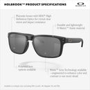 OAKLEY MENS OO9417 HOLBROOK XL SQUARE SUNGLASSES BLACK CAMOUFLAGE/PRIZM RUBY - Like New