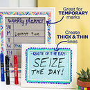 CRAYOLA DRY ERASE MARKERS 12CT TEACHER SUPPLIES CHISEL TIP WHITEBOARD 58-6545 - Like New