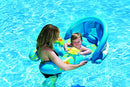 POOLMASTER MOMMY AND ME SWIMMING POOL BABY FLOAT WITH SUN SHADE, 1 CHILD - BLUE - Brand New