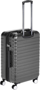 AMAZON BASICS 3 PIECE SET HARDSIDE SPINNER LUGGAGE WITH BUILT-IN TSA - BLACK - Like New