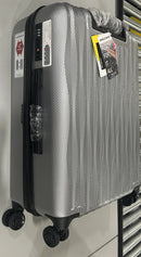 SWISS GEAR 24" HARDSIDE SPINNER LUGGAGE SUITCASE - SILVER GRAY - Brand New