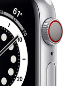 Apple Watch Series 6 (GPS + LTE ) 40mm Silver Aluminum Case with Band - Like New