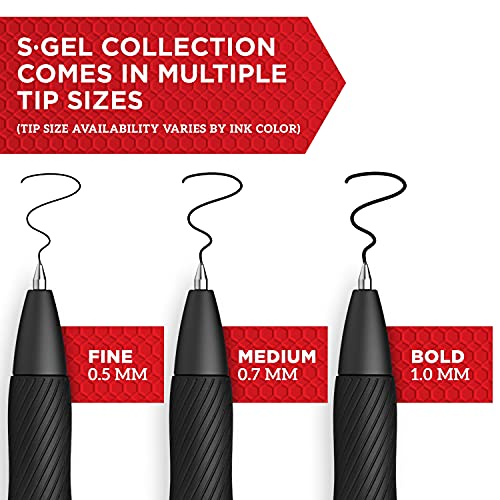 Sharpie S-Gel Gel Pens Drawing Pens Gel Ink Journaling Writing (12 Count) - Blue - Brand New