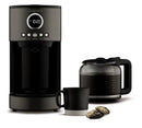 CUISINART DCC-1220BKSFR 12 CUP COFFEEMAKER, STAINLESS STEEL BLACK - BLACK - Like New