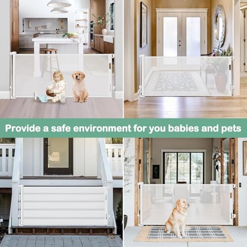 BETERTEK 55" RETRACTABLE BABY DOG KIDS DECKS 33x55 SH20.007 - WHITE - Like New