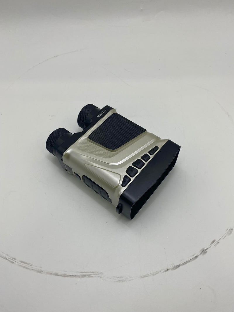 VIVITAR DIGITAL CAMERA BINOCULAR WITH 10X ZOOM AND NIGHT VISION, CAMERA - GOLD - Like New