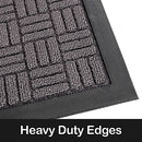 Sierra Concepts Front Door Mat Heavy Duty Welcome 36" x 24" 2-Pack - Gray Maze - Like New