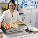 EHOMEA2Z Electric Food Warmers for Parties (1,7.5Quart) - Black - Brand New