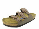 BIRKENSTOCK WOMEN'S FLORIDA BIRKO-FLOR SANDALS MEN 5 WOMEN 7 MOCHA - Like New