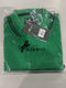 TIGER WOLF 3 BUTTON POLLO SHIRT - SIZE: MEN L - GREEN/BLACK - Like New