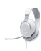 JBL Quantum 100 Wired Over-Ear Gaming Headset - White JBLQUANTUM100WHTAM Like New