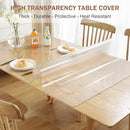 LOVEPADS FROSTED TABLE COVER PROTECTOR 36 X 60 INCH - FROSTED - Like New