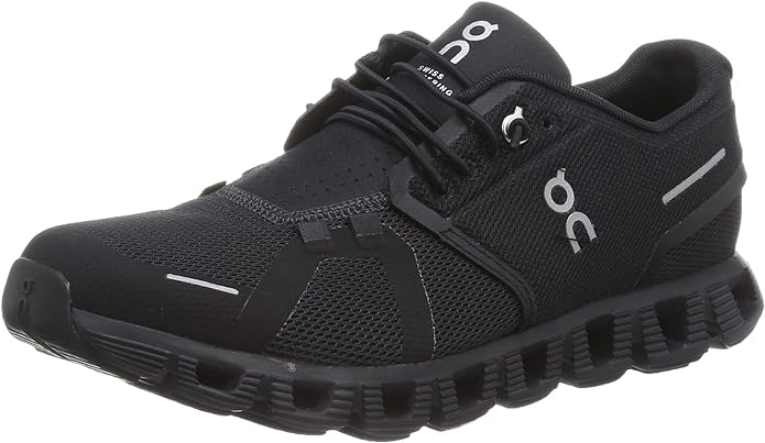 59.98986 On Men's Cloud 5 Running Shoes MEN ALL BLACK SIZE 10.5 - Like New