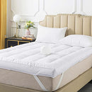 WhatsBedding Feather Mattress Topper California King 5 inches 84x72 Inches - Brand New