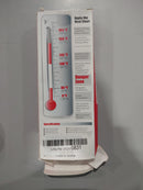 GENERIC FOLDABLE INSTANT READ WATERPROOF DIGITAL MEAT THERMOMETER - RED - Like New