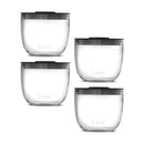 S'WELL TRITAN PREP BOWL SET OF 4, 10OZ - CLEAR - Like New