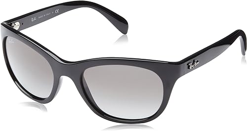 Ray-Ban Woman Sunglasses Black Frame, Grey Gradient Lenses, 56MM - Like New