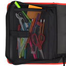 Five Star Zipper Binder, 2 Inch 3-Ring Binder with Round Rings (72538-RED) - RED - Like New