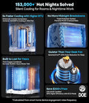 KOOLSILN 16,000 BTU INVERTER PORTABLE AIR CONDITIONER COOLS UP TO 800 SQ.FT - Brand New