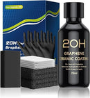 DRONAR 20H Advanced Graphene Ceramic Coating 70ml Car Detailing Kit - Black Like New