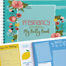 UNCONDITIONAL ROSIE MY BELLY BOOK | PREGNANCY JOURNAL MEMORY - FLOWERS PREGNANCY - Brand New