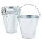 Juvale 6 Pack Large Galvanized Ice Buckets for Parties, 100 Fluid Ounce Capacity Like New