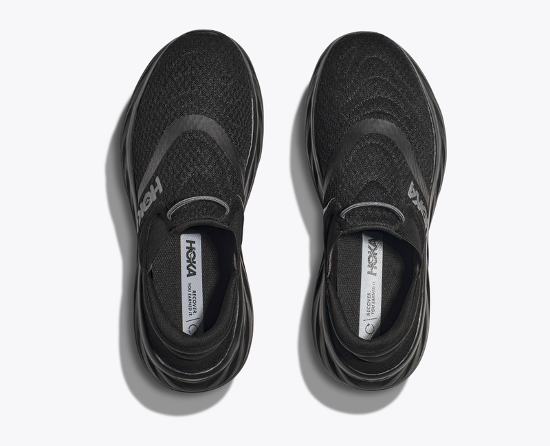 HOKA MEN'S ORA RECOVERY SHOE 2 - SIZE: MEN 14  - BLACK/BLACK - Like New