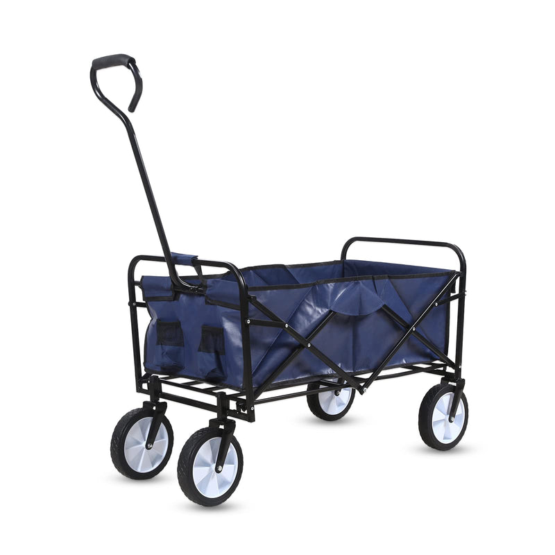 YSSOA ROLLING COLLAPSIBLE GARDEN CART CAMPING WAGON,360 DEGREE - Scratch & Dent