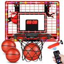 TINYTREK INDOOR MINI BASKETBALL HOOP DUAL LED LIGHT STRIPS - Scratch & Dent