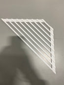 PURADRY BEAUTY TOOL DRYING RACK SILICONE WRAPPED OVER THE SINK, 17X6.5 - WHITE - Brand New