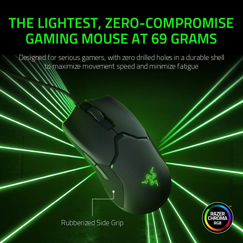 Razer Viper Wired Optical Gaming Ambidextrous Mouse ‎RZ01-02550100-R3U1 New