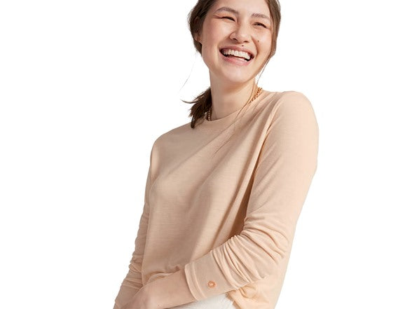 ALLBIRDS WOMEN'S SEA LONG SLEEVE TEE CLASSIC - SIZE: WOMEN 2XL - ASPEN - Brand New