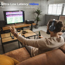 DYTOLE TV001-V3 Wireless Headphones Features, Versatile Charging Dock - BLACK - Like New