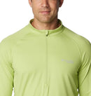COLUMBIA MEN'S ENDLESS TRAIL 1/2 ZIP MESH LONG SLEEVES M - NAPA GREEN - Brand New