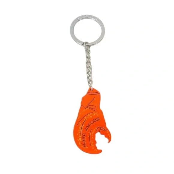 MARC BY MARC JACOBS MARC JACOBS-CRAB CLAW BOTTLE OPENER/KEYCHAIN - ORANGE - Like New
