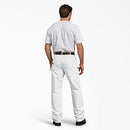 WP823 Dickies Men's Flex Painter's Pant Relaxed Fit White 30 W x 32 L - Brand New