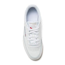 BS7686 REEBOK WOMEN'S CLUB C 85 SNEAKER WHITE/LIGHT GRAY/GUM SIZE W8.5 - Like New