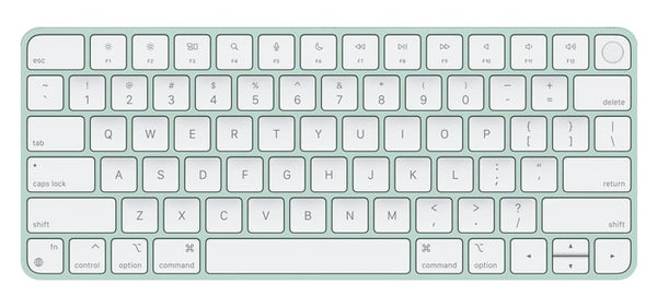 Apple Green Magic Keyboard Touch ID Wireless Bluetooth Genuine - Scratch & Dent