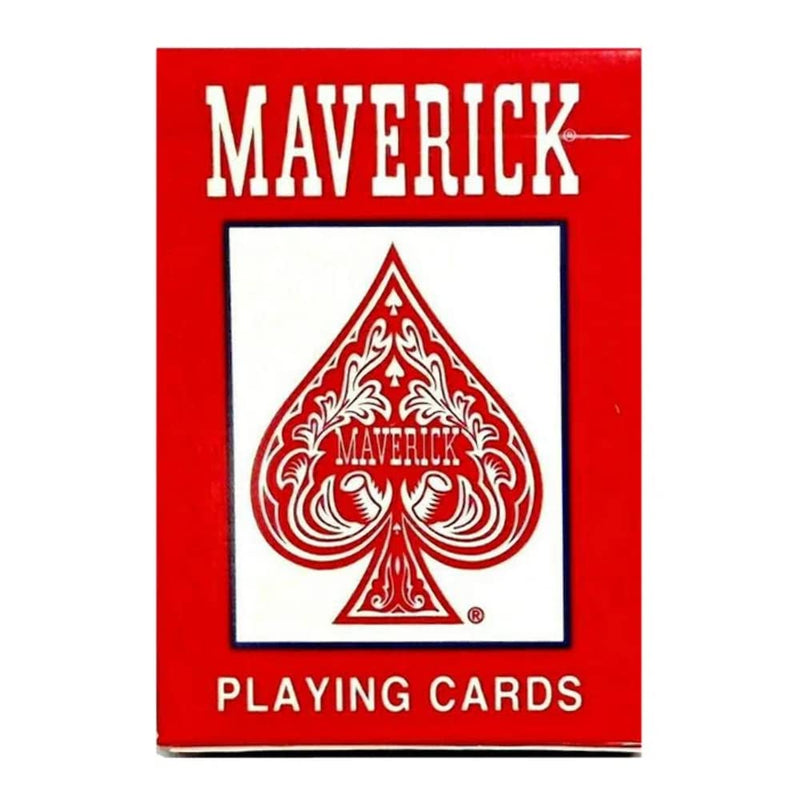 MAVERICK PLAYING CARDS JUMBO INDEX RED - Brand New