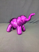 MADE BY HUMANS BALLOON ELEPHANT COIN BANK METALLIC HOT PINK - PINK - Like New