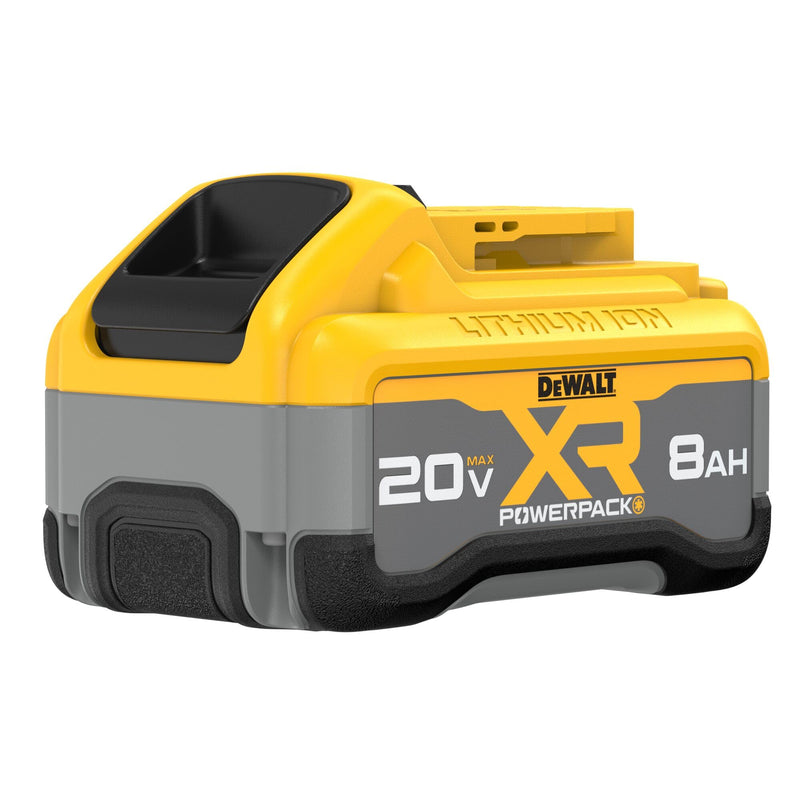 DEWALT 20V MAX XR POWERPACK 8.0 AH POWER TOOL BATTERY DCB2108 - BLACK-YELLOW - Like New