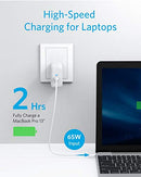 Anker USB C 65W PIQ 3.0 Type-C Charger PowerPort III 65W A2713 - White - Like New