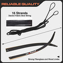 TIDEWE Recurve Bow and Arrow Set Adult Youth Beginner Wooden - Scratch & Dent