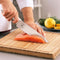 IMARKU KITCHEN KNIFE SET JAPANESE KNIVES, STAINLESS STEEL, WHITE - GRAYISH WHITE - Like New