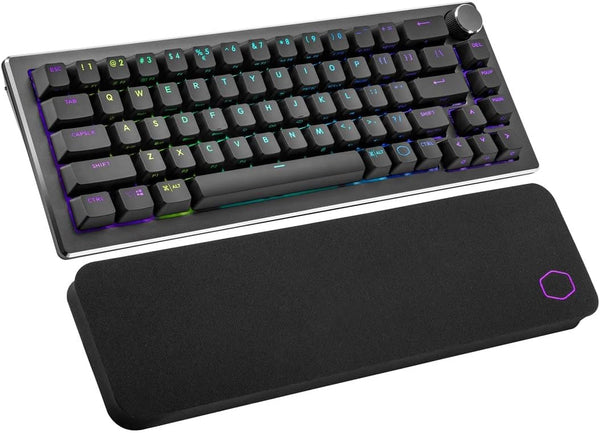 Cooler Master CK721 65% Wireless Mechanical Keyboard, Brown Switches - GUNMETAL Like New