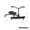 RADIO FLYER STINGRAY RIDE-ON STEEL POLYPROPYLENE AGES 3-8 81 LB CAPACITY - BLACK - Brand New