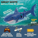 TERRA BY BATTAT REMOTE CONTROL SHARK TOY GREAT WHITE BATTAT BLUESHARK - Like New