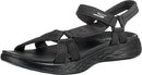 SKECHERS ON-THE-GO 600-BRILLIANCY SPORT SANDAL WOMEN 9 BLACK - Brand New